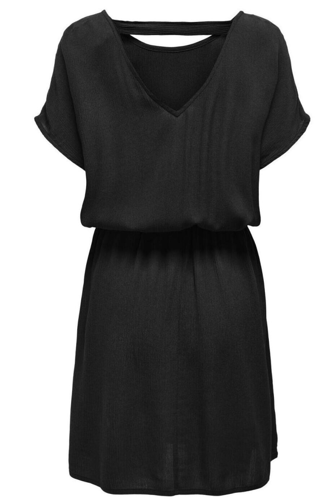 ONLCHIARA S/S BACK STRAP SH DRESS E 15340813 BLACK